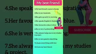 Essay on my best friendsMy best friend essay [upl. by Ardnac237]