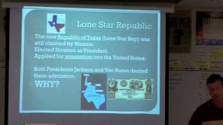 APUSH 52 Texas Independence and Mexican War [upl. by Nnaeiram]