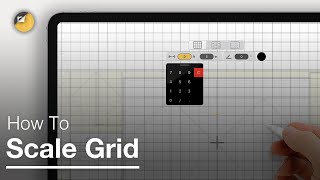 How to Add a Grid to Scale  Morpholio Trace Beginner Tutorial for iPad Pro Drawing amp Design [upl. by Analad487]