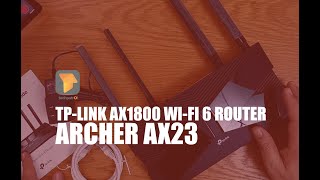 NEW TP Link Archer AX23 AX1800 WiFi 6 Router [upl. by Elane382]