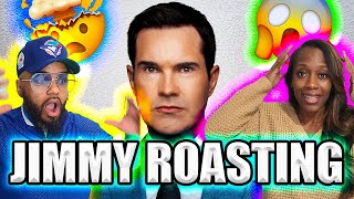 Jimmy Carr Roasting The Audience Vol 1 AMERICAN COUPLE REACTS [upl. by Aihsatal]