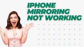 iPhone mirroring not working How to fix [upl. by Nydnarb59]