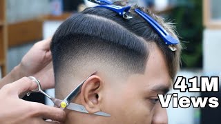 Perfect Skin Fade Most Detailed Blurry 🔥 No viber No air brush  Barber Tutorial🔥 [upl. by Annawd]