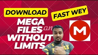 How To Download MEGA Files Without Limits No Credite Fast Wey 2023 [upl. by Wilser]