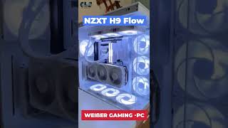 NZXT H9 Flow White Gaming PC Es ist so schön nzxt pcbuild pc [upl. by Aihsyla]