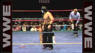 The Great Muta debuts against Cougar Jay World Championship Wrestling March 18 1989 [upl. by Carilyn]