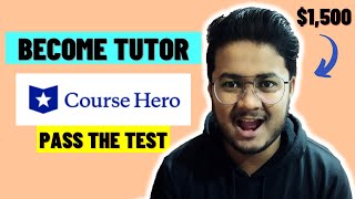 COURSE HERO TUTOR REGISTRATION PROCESS EARN MONEY BY SOLVING DOUBTS [upl. by Frederique]