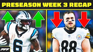 Preseason Week 3 Fantasy Football Recap  PFF Fantasy Podcast [upl. by Nelrah]