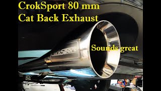 CorkSport 2021 Mazda 3 Turbo 80mm Cat Back Exhaust System Installation amp Sound [upl. by Ishii]