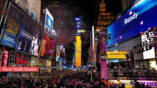 New York Times Square New Years Eve 2020 Countdown [upl. by Ainek139]