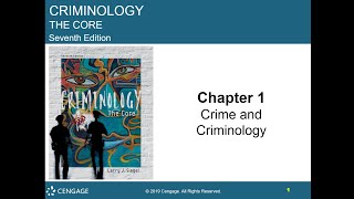 Chapter 01 Lecture on Crime and Criminology [upl. by Ettenwahs5]