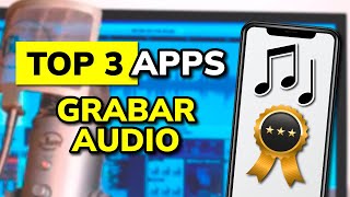 🥇 3 Mejores APPS para GRABAR AUDIOS en 2024 [upl. by Nauqat976]