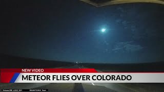 Videos capture bright meteor falling above Colorado [upl. by Retsev]