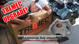 TREMEC TKOTKXT56 Install Part 1 How to measure Bell Housing Alignment [upl. by Ynatil368]