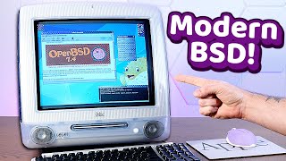 Installing OpenBSD on the Fastest iMac G3 [upl. by Ahsina]