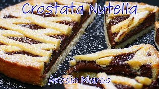 Crostata Morbida Alla Nutella Ricetta Base [upl. by Linzer]