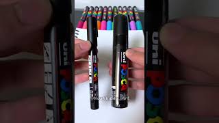 Drawing But the Posca Marker is HUGE Very Satisfying Shorts [upl. by Hars]