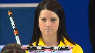 Einarson MB vs McCarville NONT 2016 Scotties Tournament of Hearts Page 3 vs 4 [upl. by Hertha118]