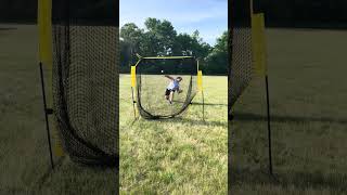 85 MPH flat ground 16 years old 3 Oz baseball [upl. by Hgielrahc276]