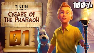 Tintin Reporter Cigars of the Pharaoh Walkthrough Part 1 PS5 100 MS Epomeo [upl. by Eneleahs678]