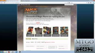 MTGO Tutorial  New Account Creation [upl. by Charita]