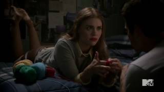 Stiles and Lydia Red String Scene Teen Wolf  3x15 [upl. by Giliane]