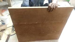 How to Join two Plywood pieces  Wood Pieces together easily [upl. by Eduam]