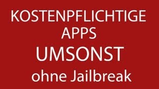 Kostenpflichtige Apps OHNE Jailbreak umsonst  DeutschGerman HD [upl. by Letsirhc428]