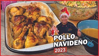 ASI SE PREPARA EL POLLO AL HORNO NAVIDEÑO I COMIDA PERUANA [upl. by Nimzay385]