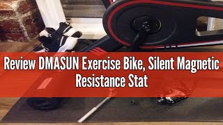 Review DMASUN Exercise Bike Silent Magnetic Resistance Stationary Bike for Home with 330 LBS Capaci [upl. by Alet]