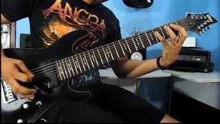 Schecter Demon 8  Death Metal Riff [upl. by Yzeerb]