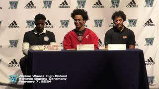 Winton Woods High School Athletic Signing Ceremony  February 7 2024 [upl. by Towney]