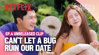 Unreleased Gyuri bugs out Jinseok calms her down  Singles Inferno 3  Netflix ENG SUB [upl. by Jariv538]