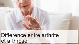 Différences entre arthrose et arthrite  symptômes causes diagnostic et traitement [upl. by Enrique584]