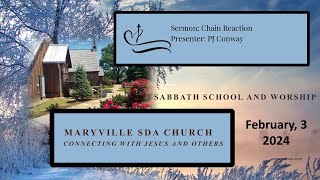 Sabbath Services on February 3 at the Maryville Seventhday Adventist church [upl. by Rab]