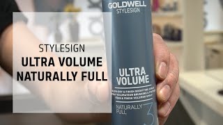 Hairstylists Favorite Bodifying Finishing Spray  StyleSign  Goldwell Education Plus [upl. by Yekcor485]