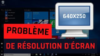 Comment résoudre le problème de résolution décran sous Windows 10 [upl. by Akimaj925]