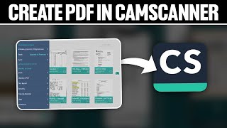 How To Create PDF in CamScanner 2024 Full Tutorial [upl. by Elsa]