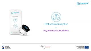 Osłuchiwanie płuc  rzężenia grubobańkowe 1 [upl. by Refynnej387]