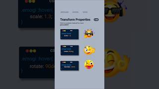 CSS Tips and Tricks Transform Properties css coding shorts cssshorts webdesign wedevelopment [upl. by Marquis42]