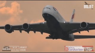 LIVE BEAUTIFUL SUNSET ACTION FROM LONDON HEATHROW [upl. by Indihar923]