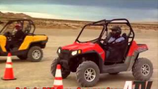 ATV Television  Polaris RZR S vs Can Am Commander 1000 [upl. by Eirellam184]