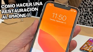 IPHONE 11 ✔️Restaurar De Fabrica O Borrado General de tu MÓVIL FÁCIL y RÁPIDO📱OrientadorMovil [upl. by Saul]