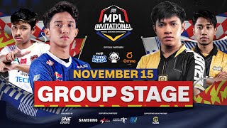 FILIPINO ONE Esports MPL Invitational 2023  Day 1  Group Stage [upl. by Oicnedurp242]