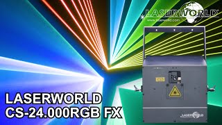 Laserworld CS24000RGB FX product video  Laserworld [upl. by Aknaib832]