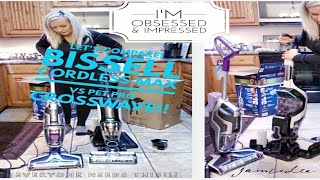 Bissell Crosswave Cordless Max vs Pet Pro Compare amp review Im obsessed amp impressed [upl. by Ettennor807]