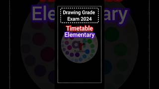 Elementary amp Intermediate Drawing Grade Exam 2024 TIMETABLE drawingexam [upl. by Ariane]