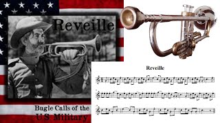 Reveille Army Bugle Wake Up Call  5 Min Repeat [upl. by Terryn107]