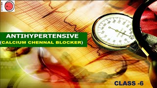 antihypertensive drug cardiovascular calcium channel blocker  pharmacology Nifedipine [upl. by Nosredna]