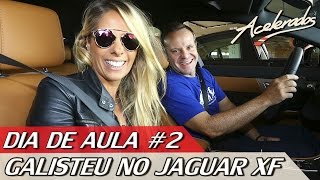 RUBENS BARRICHELLO ENSINA ADRIANE GALISTEU NO JAGUAR XF  DIA DE AULA 2  ACELERADOS [upl. by Mirak]